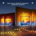 Govee Arka Aydınlatma 3 Lite TV LED 55-65 inç (Wi-Fi ve Bluetooth Destekli, Alexa ve Google Assistant Uyumlu) H60993D1
