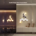 Govee Glide Hexa Ultra LED Aydınlatma Panel (7li Paket, Wi-Fi ve Bluetooth Destekli, Alexa ve Google Assistant Uyumlu) H606AC81