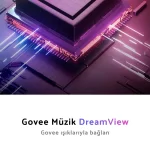 Govee LED Şerit Işık M1 5 Metre (Wi-Fi ve Bluetooth Destekli, Alexa ve Google Assistant Uyumlu) H61E13D2