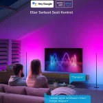 Govee RGBICW Akıllı Dikey Aydınlatma (Wi-Fi ve Bluetooth Destekli, Alexa ve Google Assistant Uyumlu) H6076312