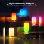 Govee RGBICWW Silindir Akıllı Masa Lambası 2 (Wi-Fi ve Bluetooth Destekli, Alexa ve Google Assistant Uyumlu) H60223D1