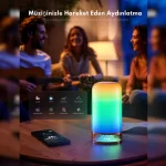 Govee RGBICWW Silindir Akıllı Masa Lambası 2 (Wi-Fi ve Bluetooth Destekli, Alexa ve Google Assistant Uyumlu) H60223D1