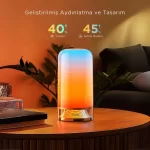 Govee RGBICWW Silindir Akıllı Masa Lambası 2 (Wi-Fi ve Bluetooth Destekli, Alexa ve Google Assistant Uyumlu) H60223D1