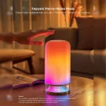 Govee RGBICWW Silindir Akıllı Masa Lambası 2 (Wi-Fi ve Bluetooth Destekli, Alexa ve Google Assistant Uyumlu) H60223D1