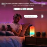 Govee RGBICWW Silindir Akıllı Masa Lambası 2 (Wi-Fi ve Bluetooth Destekli, Alexa ve Google Assistant Uyumlu) H60223D1