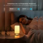 Govee RGBICWW Silindir Akıllı Masa Lambası 2 (Wi-Fi ve Bluetooth Destekli, Alexa ve Google Assistant Uyumlu) H60223D1