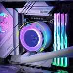 MSI MAG CoreLiquid E240 White ARGB Beyaz Intel-AMD Uyumlu Sıvı Soğutucu