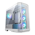 MSI MAG Pano M100R PZ White RGB Temperli Cam mATX Mid Tower Gaming Kasa