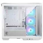 MSI MAG Pano M100R PZ White RGB Temperli Cam mATX Mid Tower Gaming Kasa