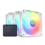 NZXT F120 RGB Core Beyaz 120mm Fan 3lü Set