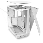 NZXT H6 Flow RGB Beyaz Temperli Cam USB 3.2 ATX Mid Tower Kasa
