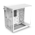 NZXT H6 Flow RGB Beyaz Temperli Cam USB 3.2 ATX Mid Tower Kasa