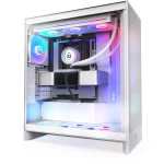 NZXT H7 Flow (2024) RGB Beyaz Temperli Cam USB 3.2 ATX Mid Tower Kasa