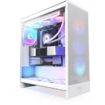 NZXT H7 Flow (2024) RGB Beyaz Temperli Cam USB 3.2 ATX Mid Tower Kasa