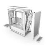 NZXT H7 Flow Beyaz Temperli Cam USB 3.2 ATX Mid Tower Kasa