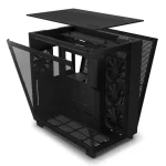 NZXT H9 Flow Edition Siyah Temperli Cam USB 3.2 ATX Mid Tower Kasa