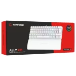 Rampage ALLY K11 Beyaz Rainbow Q Bilek Destekli Red Switch Gaming Oyuncu Klavye
