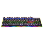 Rampage BYGAME-K1 RGB Led Frame Rainbow Mekanik Red Switch Gaming Oyuncu Klavyesi