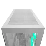 Rampage HYDRA V2 WHITE Type-C+USB3.0 Temperli 4*ARGB Infinity Fan+Hub E-ATX Exclusive Gaming Kasa