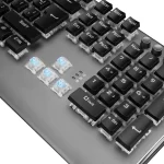 Rampage KB-R210 FAVORY Rainbow Aydınlatmalı Kristal Blue Switch Mekanik Gaming Oyuncu Klavyesi