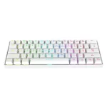 Rampage KB-RX63 B-ATOM Beyaz Bluetooth RGB Backlight Blue Switch Mekanik Q 63 Tuşlu Mini Gaming Oyuncu Klavyesi