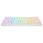 Rampage KB-RX63 B-ATOM Beyaz Bluetooth RGB Backlight RED SWITCH US Layout English 63 Tuşlu Mini Gaming Oyuncu Klavyesi