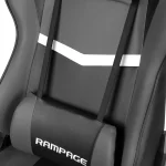 Rampage KL-R56 3D Kol Tam Dökme Süngerli Siyah/Gri Oyuncu Koltuğu