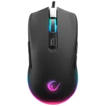 Rampage KM-RX7 FORTUNA Gökkuşağı Aydınlatmalı USB Gaming Combo Q Gaming Klavye + 6400dpi Mouse