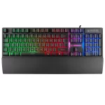 Rampage KM-RX7 FORTUNA Gökkuşağı Aydınlatmalı USB Gaming Combo Q Gaming Klavye + 6400dpi Mouse