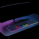 Rampage MP-24 Siyah 300*800*3mm RGB Ledli Gaming Mouse Pad