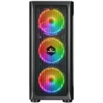 Rampage PROLIX Mesh 850W 80+ 4*12cm ARGB Fan Fan+Kontrolcü Manyetik Temperli Camlı ATX Mid-T Gaming Oyuncu Kasası
