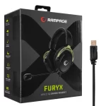Rampage RM-F5 FURY-X Siyah/Yeşil USB 7.1 Gaming Oyuncu Mikrofonlu Kulaklık