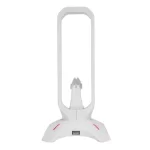 Rampage RM-H66 GUARD Beyaz RGB Işıklı 2*Usb Port Kulaklık İçin Standı