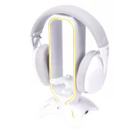 Rampage RM-H66 GUARD Beyaz RGB Işıklı 2*Usb Port Kulaklık İçin Standı