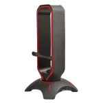 Rampage RM-H66 GUARD Siyah RGB Işıklı 2*Usb Port Kulaklık İçin Stand