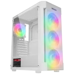 Rampage VIGILANT Mesh 650W 80+ BRONZE Beyaz Temperli Camlı 4x12cm RGB Fan ATX Mid-T Gaming Oyuncu Kasası