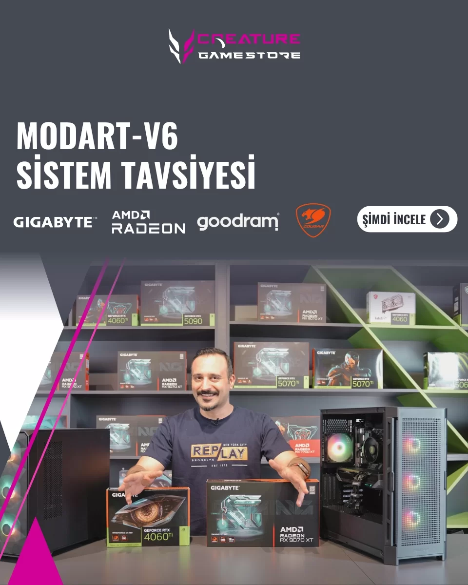 Modart-V6: Oyuncular İçin Fiyat/Performans Bilgisayarı