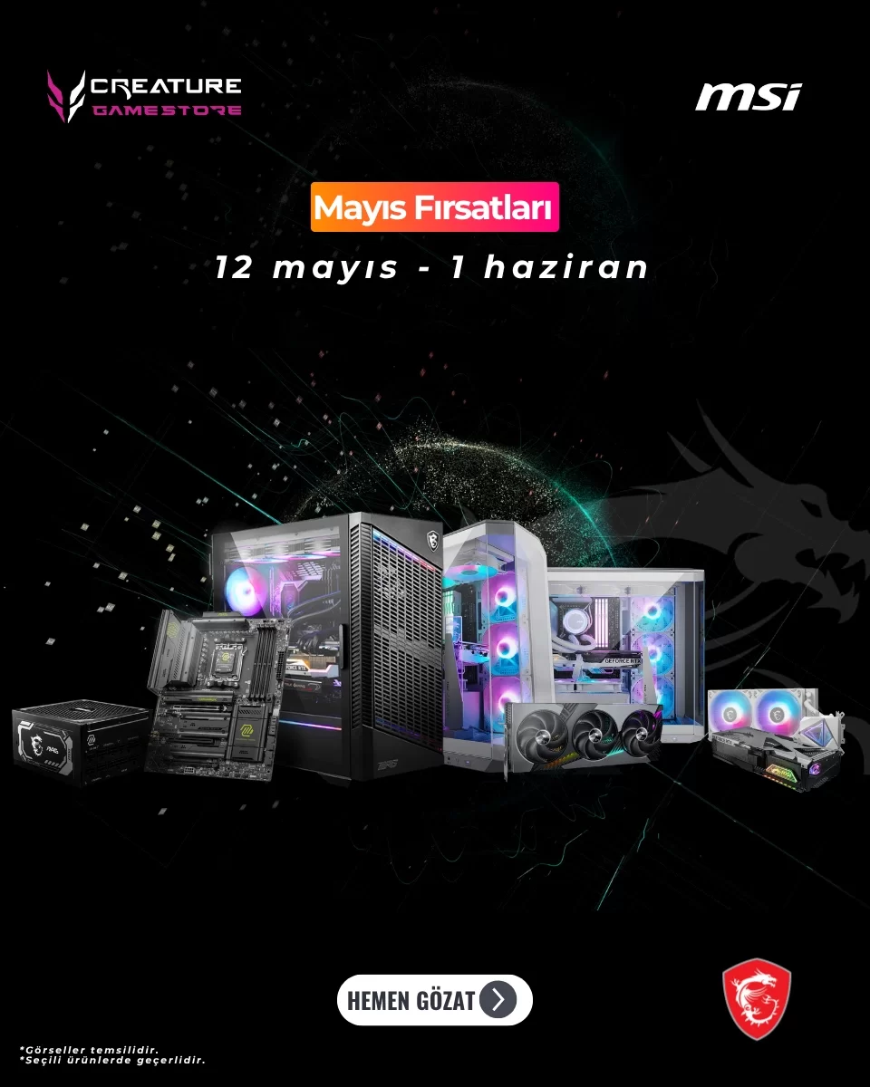 Mayıs Ayına Özel Gaming Ekipman Fırsatları | MSI x Creature Game Store