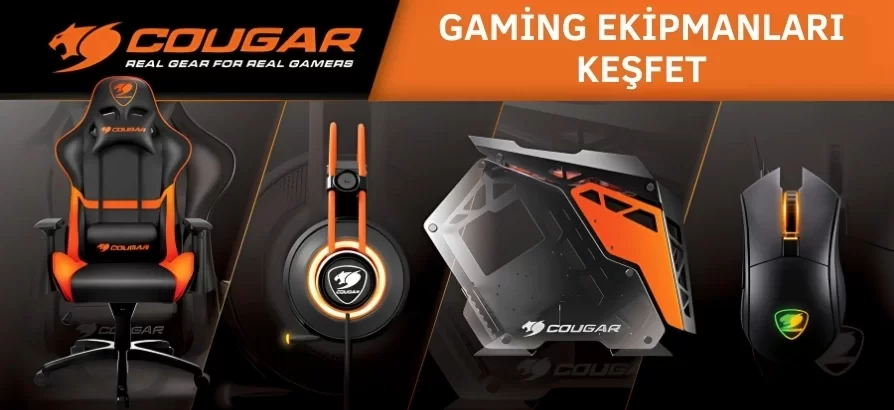 Cougar Gaming Ekipmanları – Oyuncu Koltuğu, Kasa, Mouse ve Aksesuarlar, Cougar gaming ekipmanları, oyuncu koltuğu, gaming mouse, oyuncu kasası,