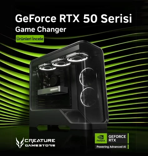 NVIDIA GeForce RTX 50 Serisi Ekran Kartları ve Hazır Sistemler | Game Changer Performans
