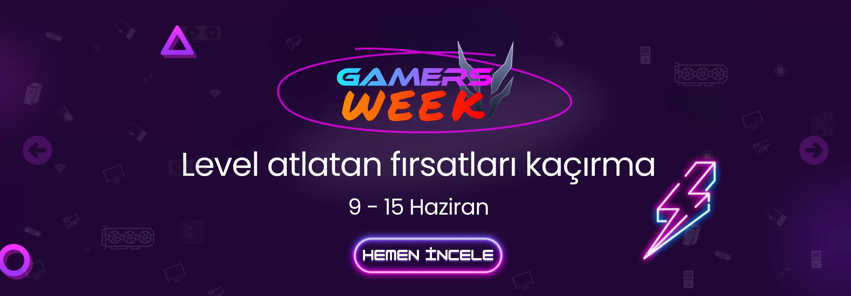 Gamers Week Başladı – Oyunculara Özel Büyük İndirimler (9–15 Haziran),gamers week, oyuncu indirimleri, PC bileşen kampanyası, haziran sistem indirimi,