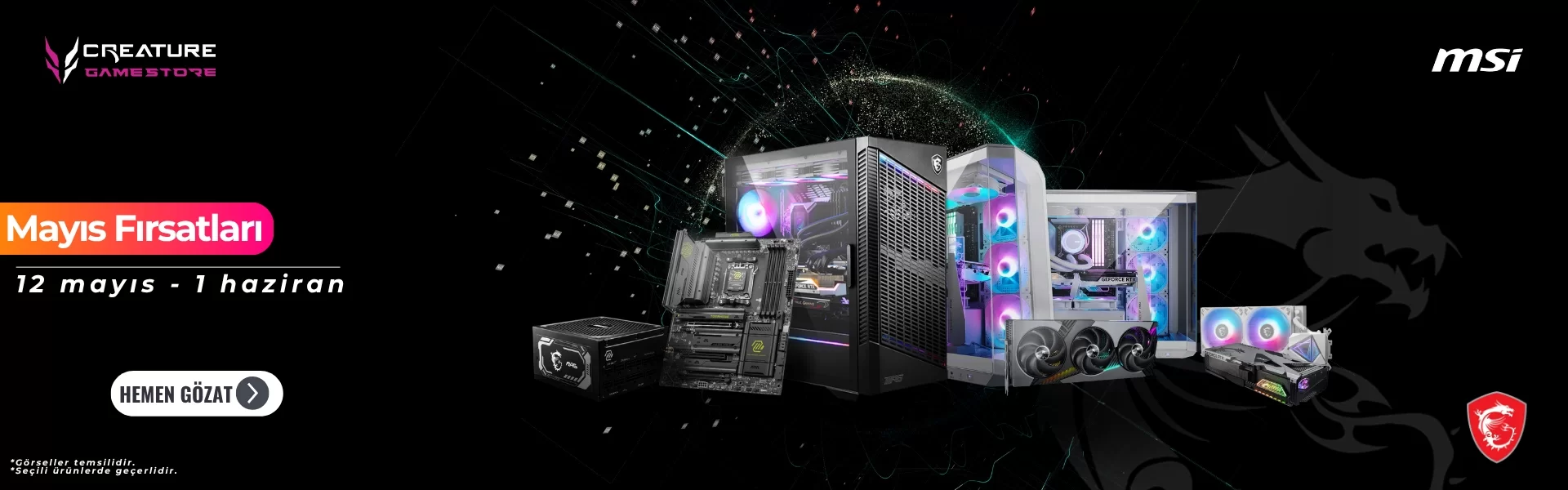 Mayıs Ayına Özel Gaming Ekipman Fırsatları | MSI x Creature Game Store