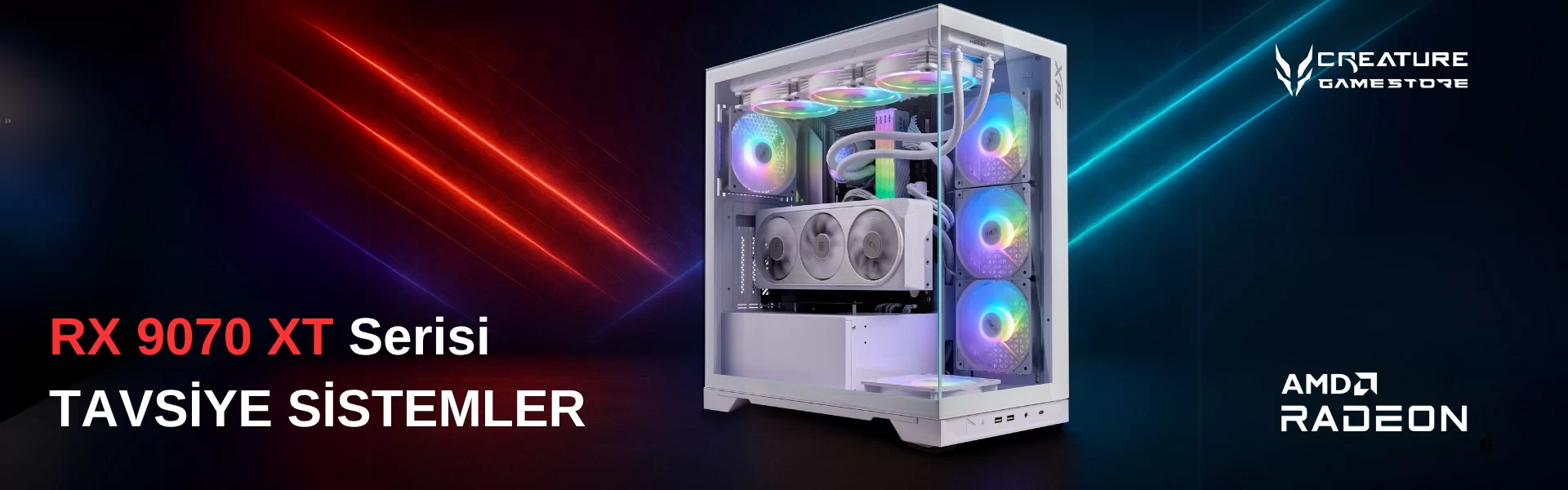 RX 9070 XT Serisi Yüksek Performanslı Gaming PCler