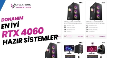 En İyi RTX 4060 Hazır Sistemler