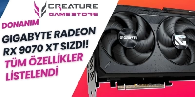 GIGABYTE Radeon RX 9070 XT Sızdı! Tüm Özellikler Listelendi