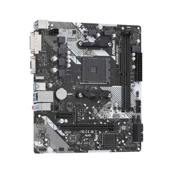 ASRock B450M-HDV R4.0 M.2 mATX AM4  Anakart