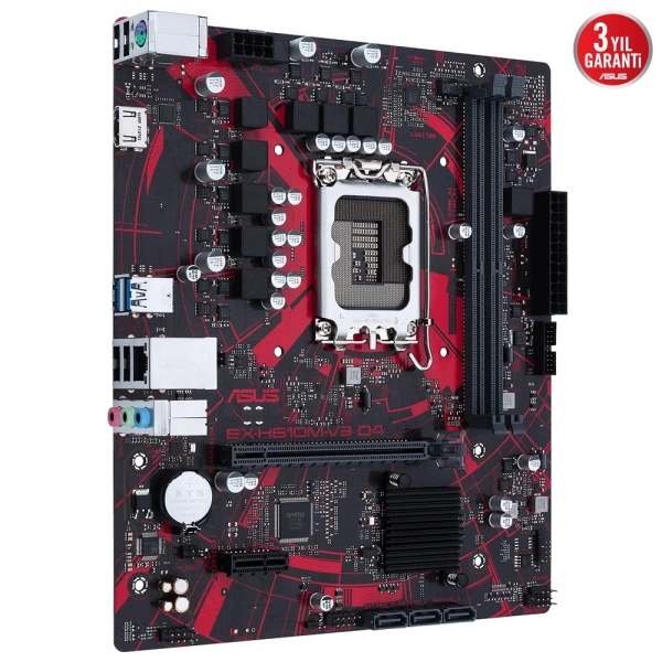 Asus EX-H610M-V3 D4 DDR4 3200MHz M.2 LGA1700 mATX Anakart