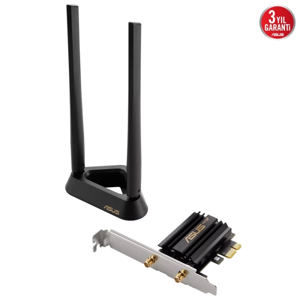 Asus PCE-AXE59BT WiFi6E TRI-Band PCIe Kablosuz Bluetooth Adaptör