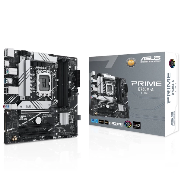 Asus Prime B760M-A-CSM DDR5 7200mhz (OC) RGB M.2 1700p mATX Anakart