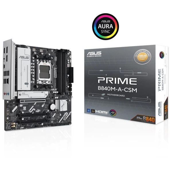 Asus Prime B840M-A CSM DDR5 7600Mhz (OC) M.2 AM5 mATX Anakart